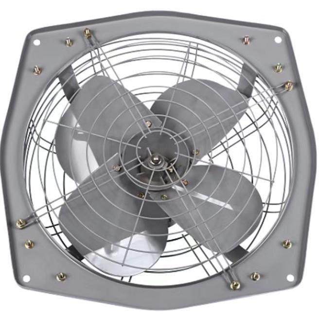 Hr16寸-220V厨房大功率方型铁壳通风换气排油烟排气扇工业八角扇