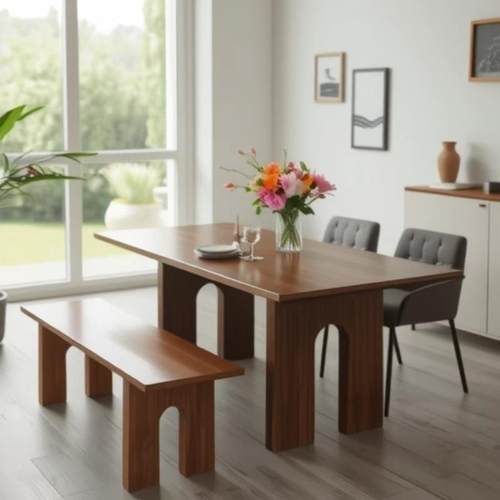 中古实木餐桌椅客厅家用长方形桌子简约饭桌餐台洽谈接待长桌