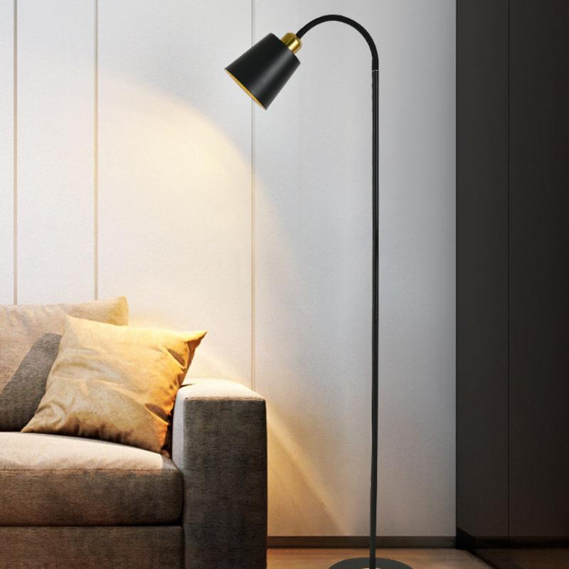 简约现代落地灯北欧极简轻奢客厅卧室床头书房创意阅读灯立式台灯