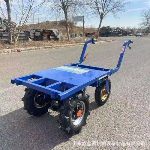 轻松省力农用物资搬运电动手推车 48V充电型大载重四轮平板车