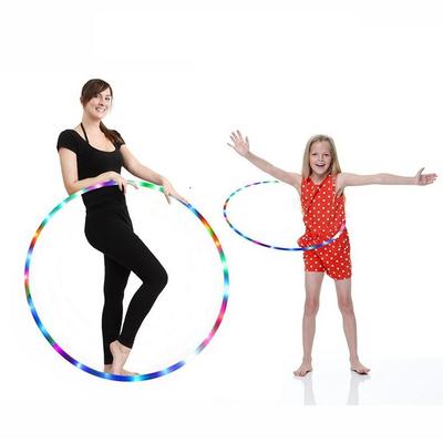 七彩发光呼啦圈LED可拆卸炫彩运动健身器材锻炼玩具HULA HOOP圈