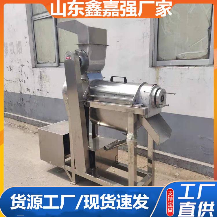 大型生姜破碎打汁机渣汁分离草莓去核打浆机工业螺旋桃榨汁机