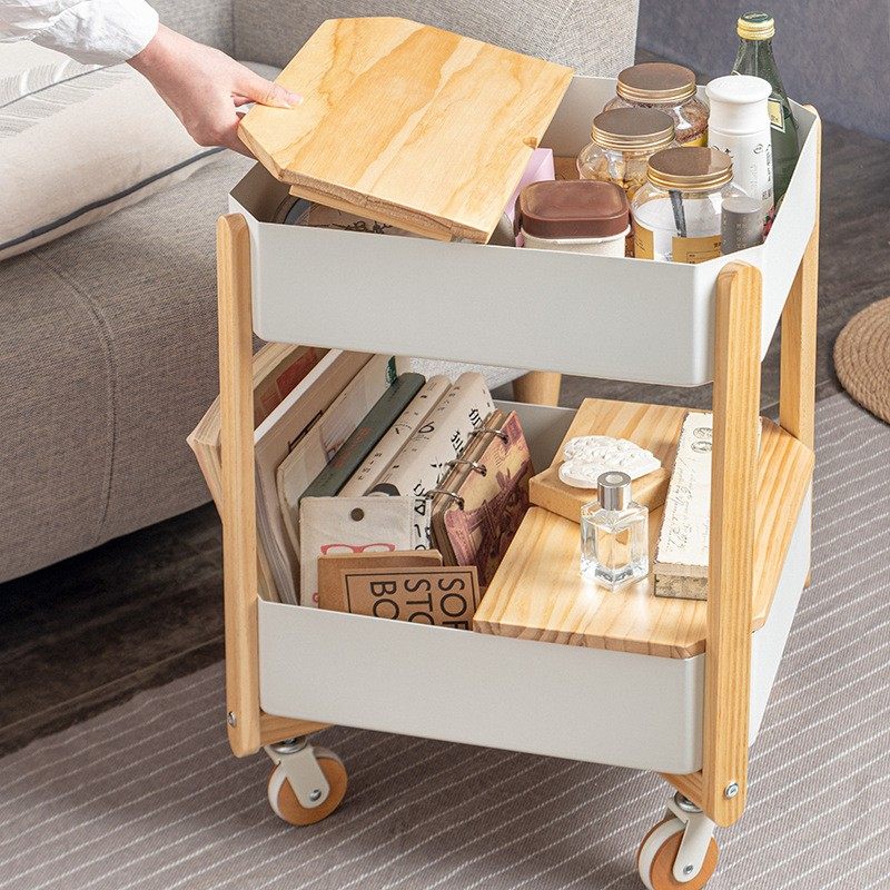 日系收纳储物小推车多层厨房储物架子落地家用卧室置物架,住宅家具,移动边几/推车,淘宝优惠券,粉丝福利购,淘宝优惠卷