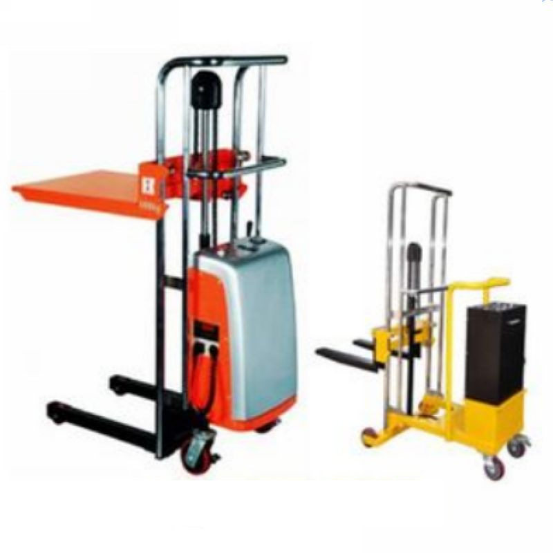 极速电动物g料堆高车 手推电动平板物流车 物料升降车