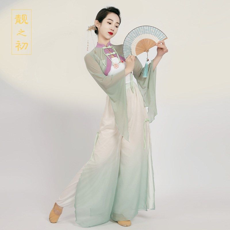 速发新款古舞服装身韵纱衣练功服套装艺考中国风古舞蹈舞服女,女装/女士精品,民族服装/舞台装,淘宝优惠券,粉丝福利购,淘宝优惠卷