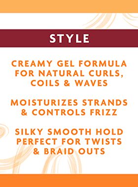 极速Cantu Moisturizing Twist & Lock FGel with Shea Butter fo
