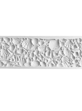 极速Conch Sftarfish  Silicone Mold 3D Fondant Mould Cake Bor