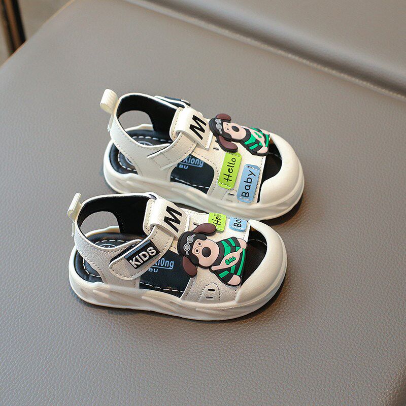 新品宝宝凉鞋夏季2026新款婴儿软底学步鞋0一O1-3岁男童包头防踢