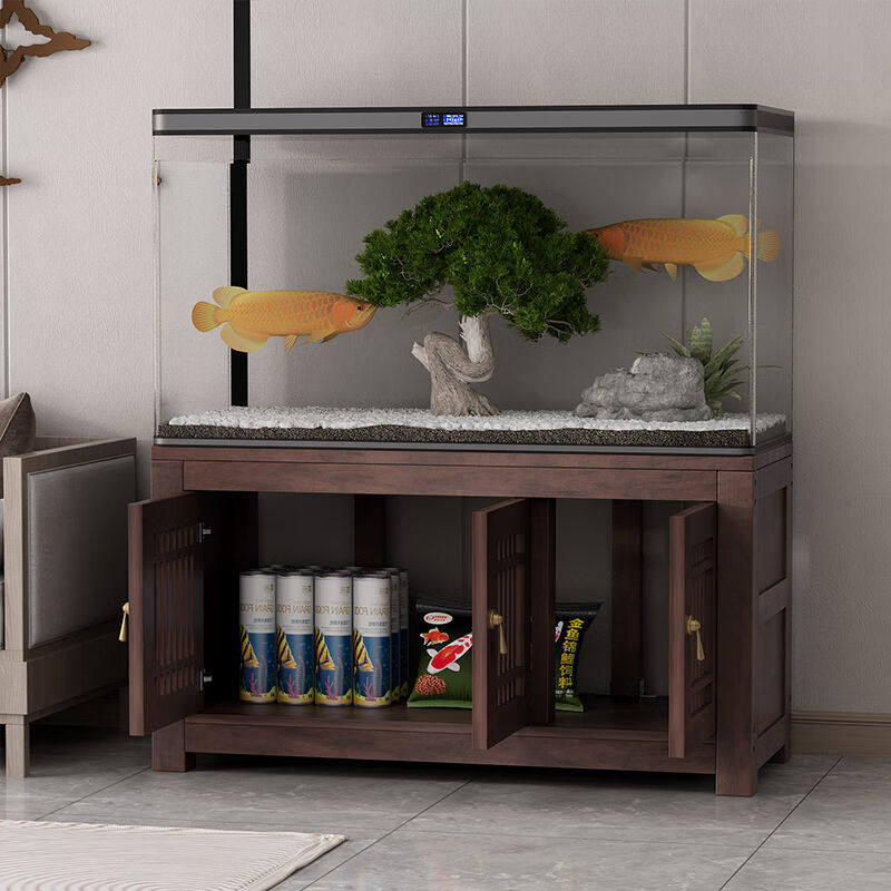 极速鱼缸柜底柜实木客厅水族箱底座办公室中型鱼R缸架子柜子胡桃,鲜花速递/花卉仿真/绿植园艺,花瓶,淘宝优惠券,粉丝福利购,淘宝优惠卷