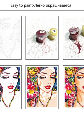 极速New China jAnime Ghost Blade Oil Painting Paint By Numbe