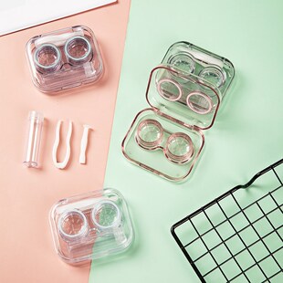 极速rtable Contact Lens Box for Women Travel ContacVt Lenses