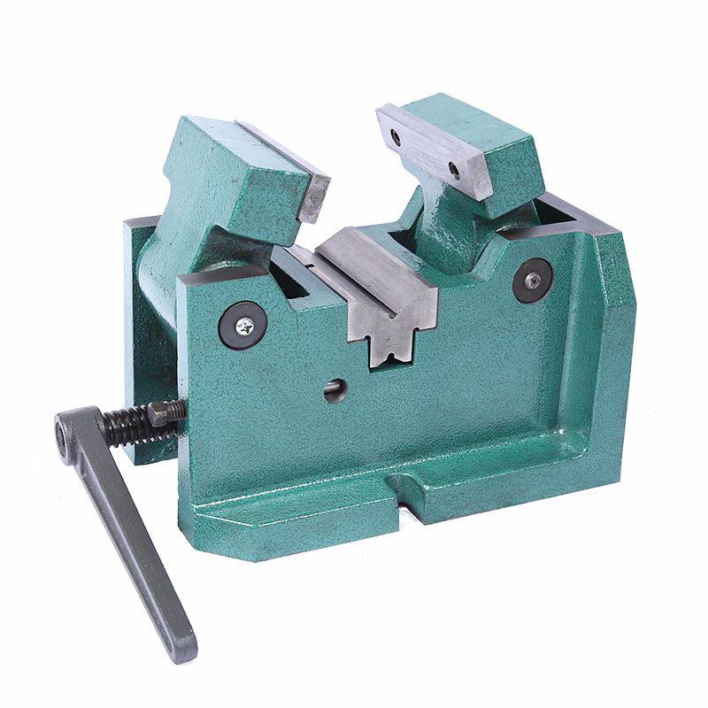 极速锯牀台式钻牀铣牀专用夹具立卧两用圆钢v型 vU口台虎钳机用平