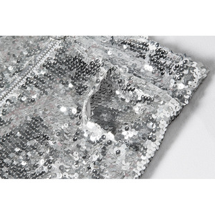 极速Bling Women Sexy High Sequin Waist ShortsD Ring Zip