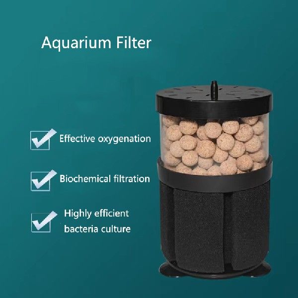 极速1Pcs Black Aquarium Filter for AquariumN Fish Tank Air P
