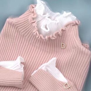 Turtleneck Womens Sweatkers 2021 Short Sweater 极速Woman