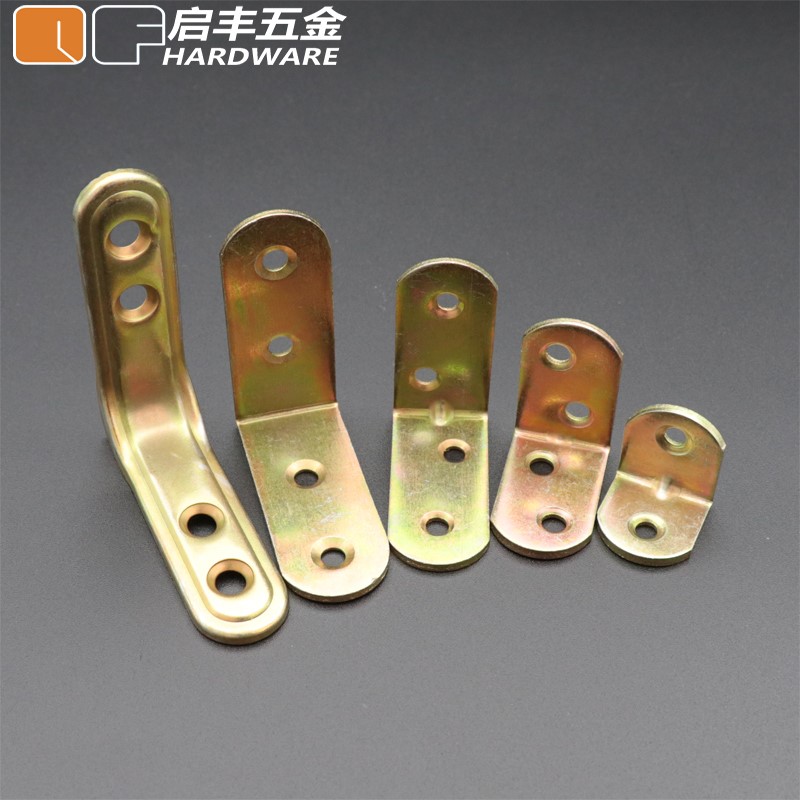 新品牀扣连接件角码90度直角家俱固定器t铁角码三角铁Y固定支架l