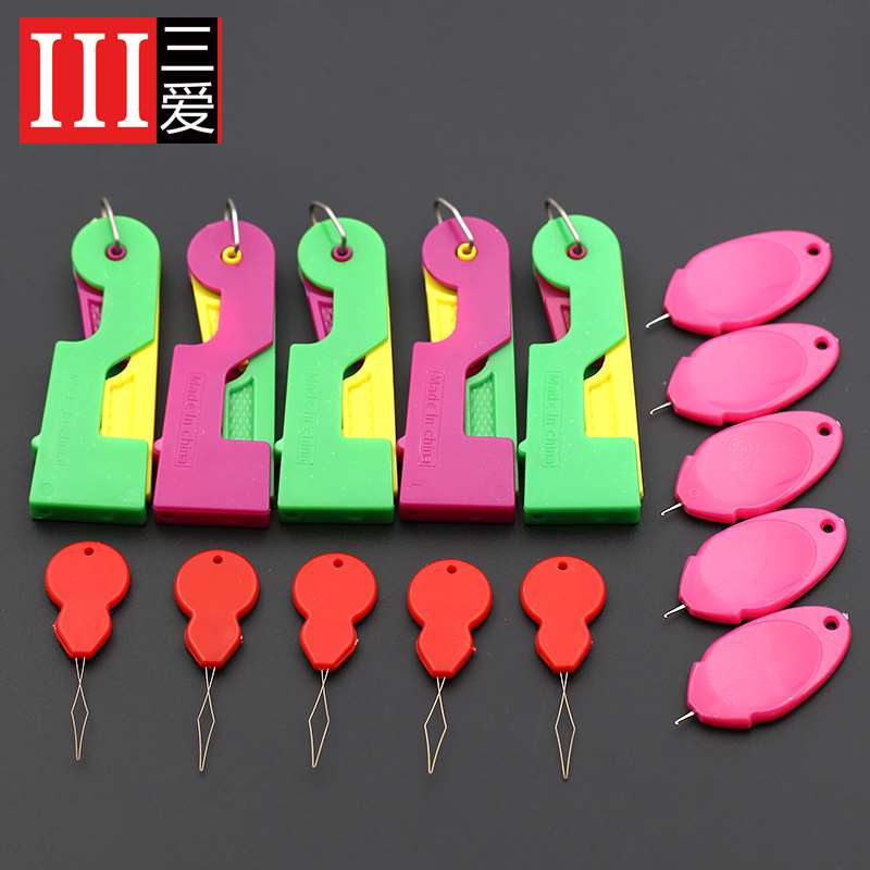 极速家用穿针器穿线器老人穿针引线工具缝M纫机自动快速认针器引