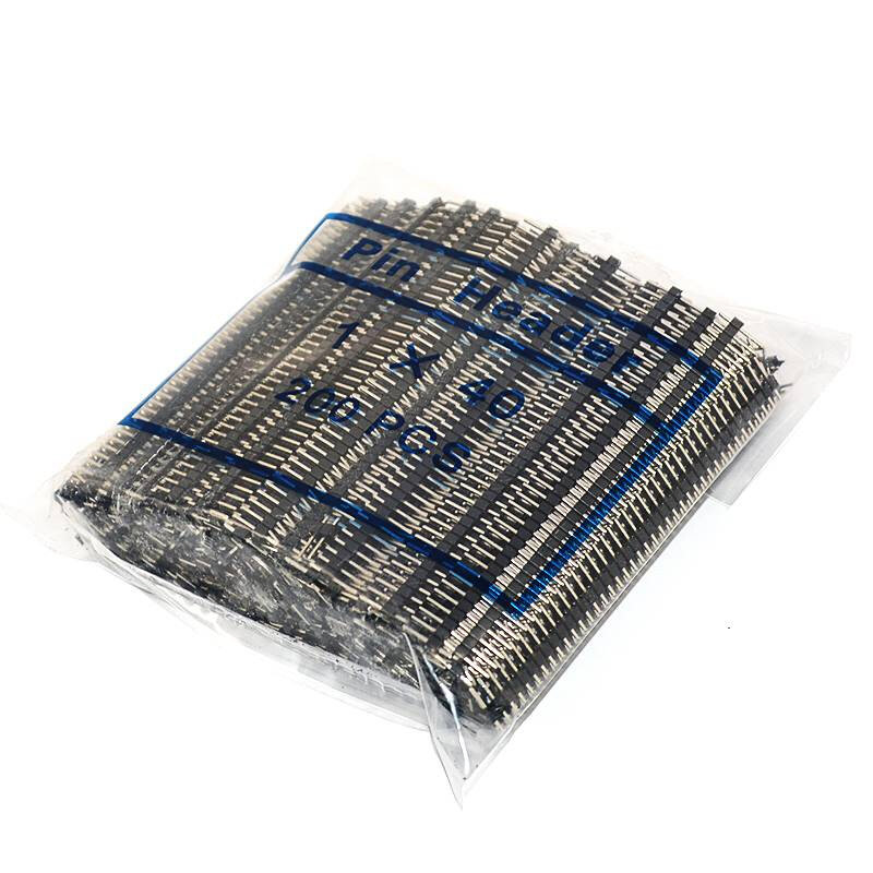Risym 单排针 2.54MM间距 1*40P 普通 单排排针 1包200条(整包)