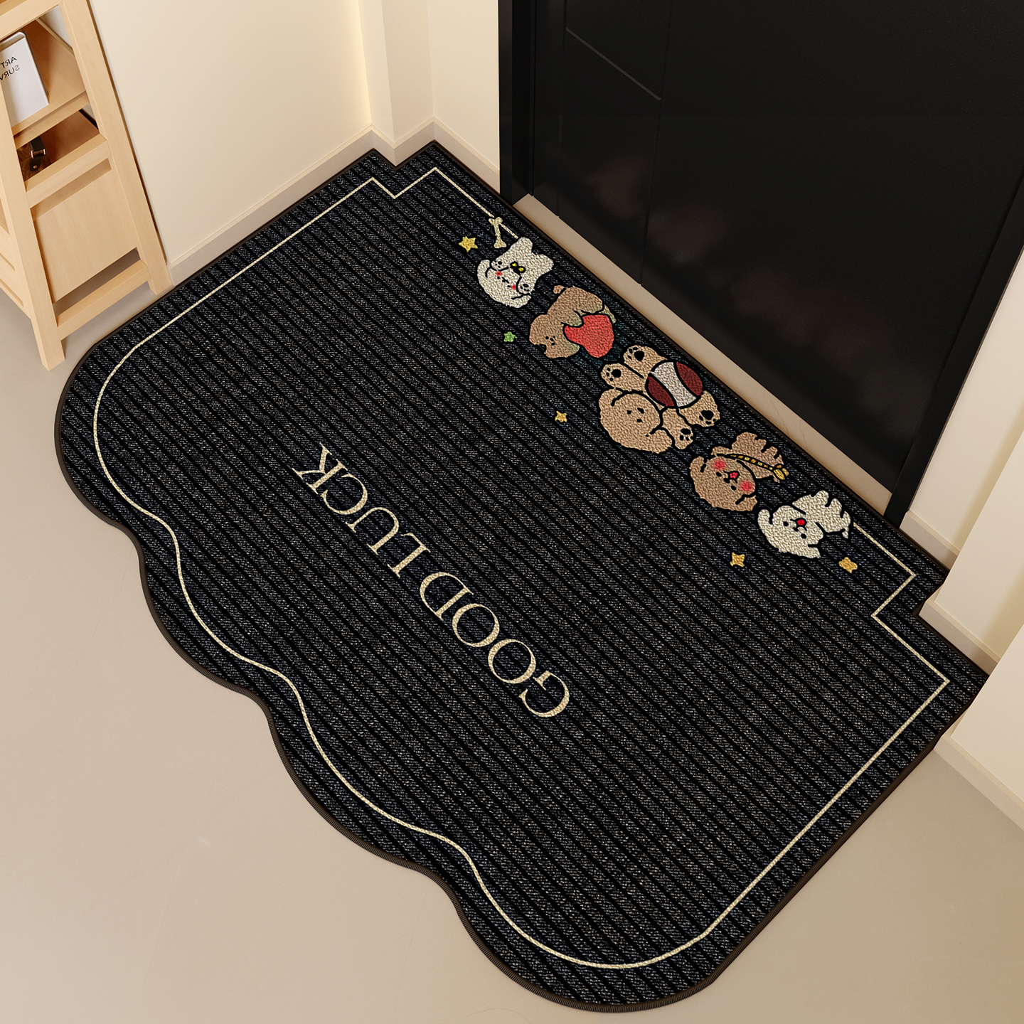 高端绒面材质无甲醛无异味地垫