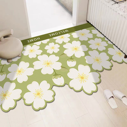 皮革材质可擦免洗一擦即净地垫