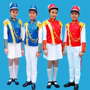 新款儿童鼓号队服装仪仗队鼓乐队演奏演出升旗手护旗手学生少先队