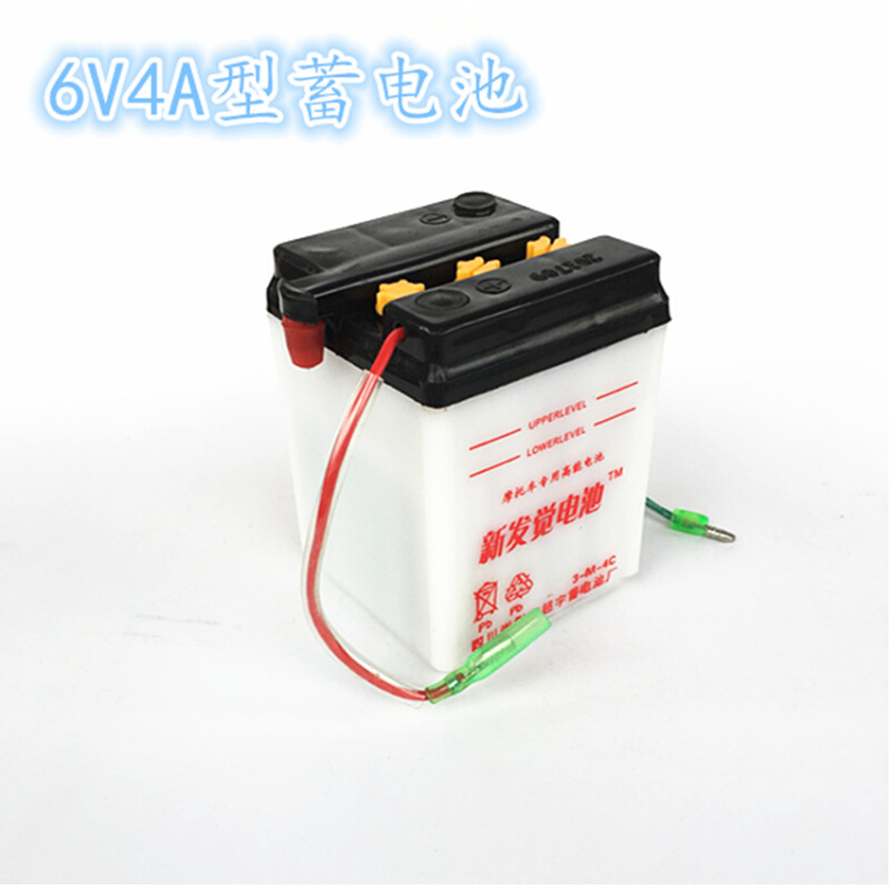 摩托车电瓶/摩托车蓄电池/适用 6V4AH嘉陵建设JH70AX100 重庆80