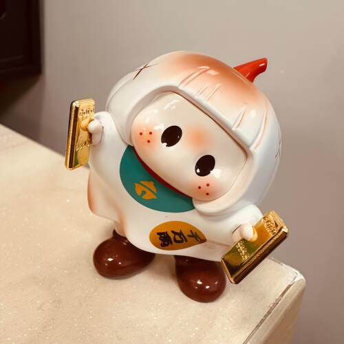 招财yoyo酱盲盒手办桌面摆件