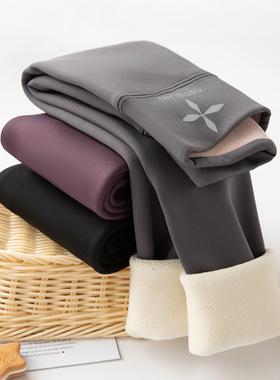 next sara女童打底裤加绒秋冬外穿儿童鲨鱼裤大童芭比裤保暖裤子