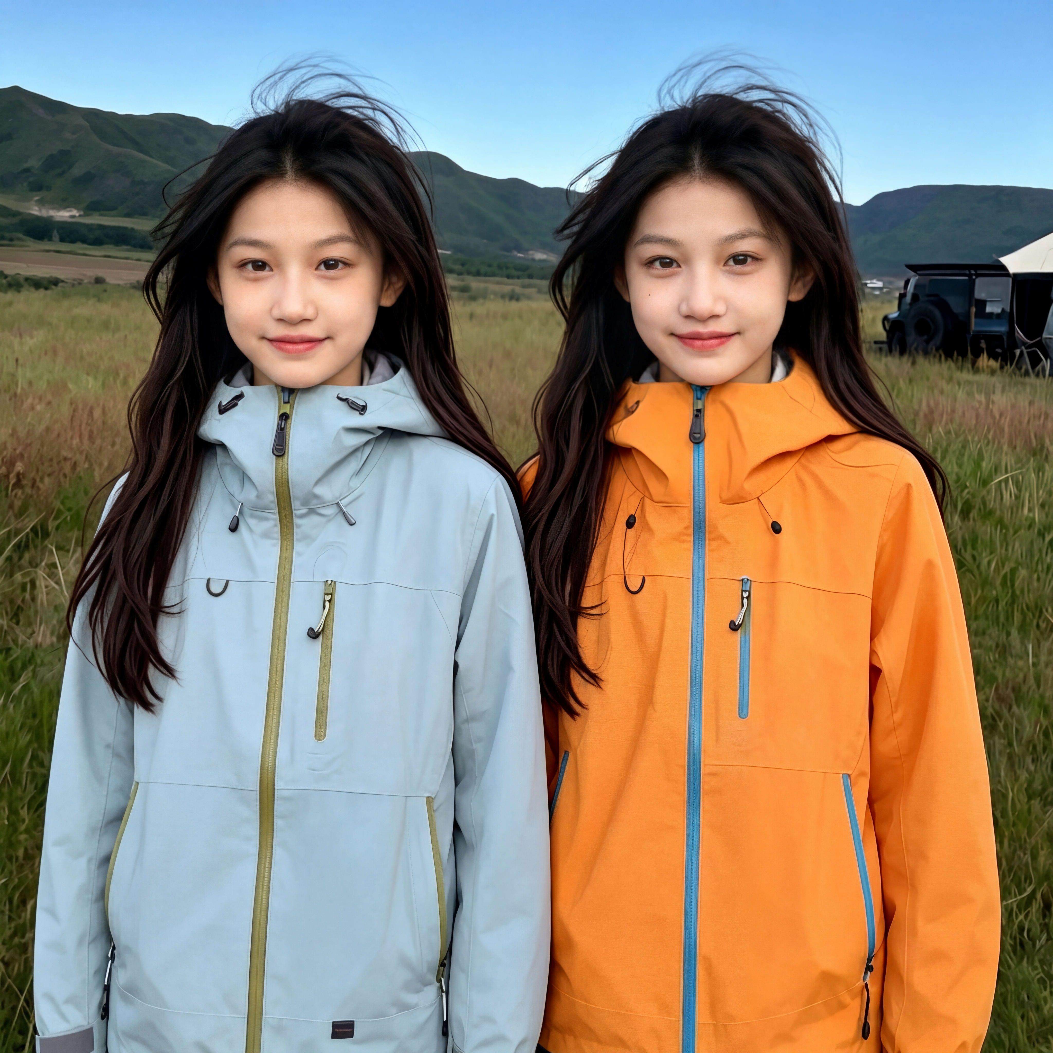 nextMaxM女童冲锋衣三合一2026春秋新款儿童防水防风衣中大童外套