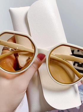 英国Next Rtr 儿童白茶色墨镜男童女童复古太阳眼镜防紫外线防晒