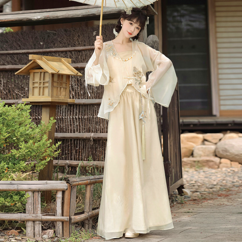 汉服女国风套装夏季复古气质