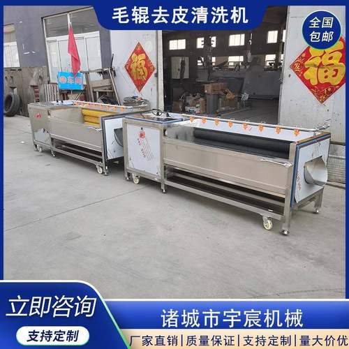 天麻肉桂清洗去杂设备 猪蹄猪头猪耳朵清洗机 红薯萝卜土豆去皮机