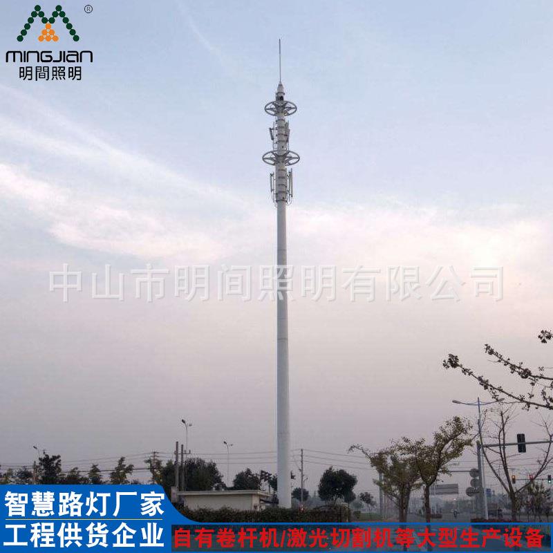 厂家加工定做各种信号发射塔通讯基站 定制生产5G信号杆钢制