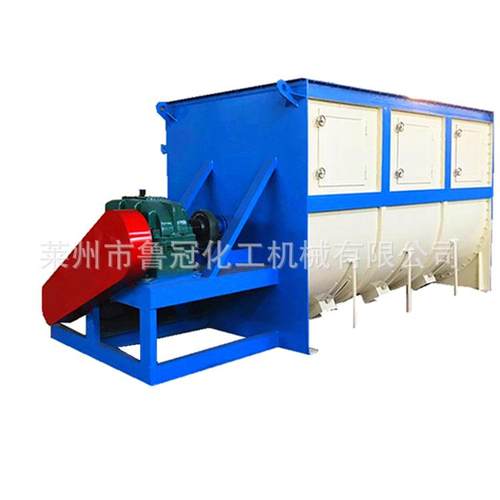 定制5000L不锈钢卧式干粉混合机 卧式螺带混合机 双螺带混合机