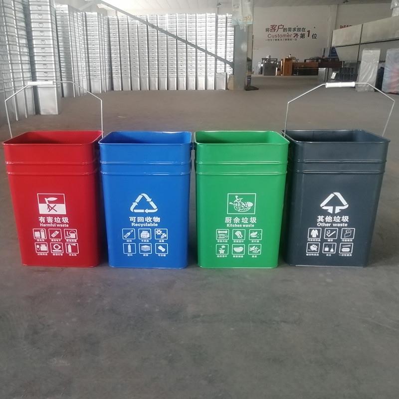 厂家户外垃圾桶内胆不锈钢环保花箱内桶果皮箱内筒镀锌板现货