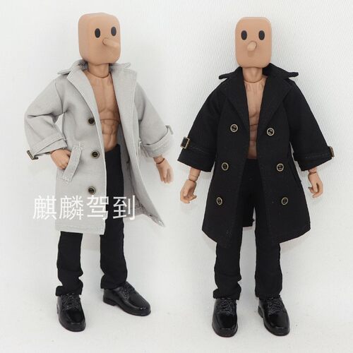 1/12兵人素体衣服风衣方大头娃衣