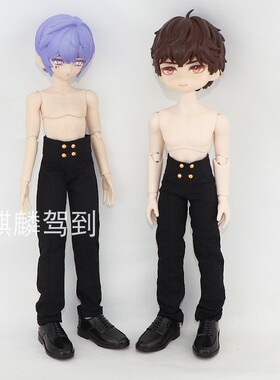 扎克衣服鞋子zack扎克事件8分bjd北冥体适用时尚百搭塑胶皮鞋