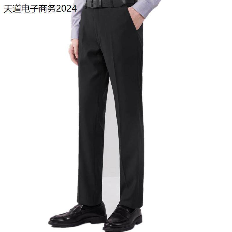 招行新款男西裤工装裤黑