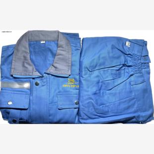 鑫亚造船厂纯棉涤棉工作服男大口袋耐磨透气舒适劳保工装工地