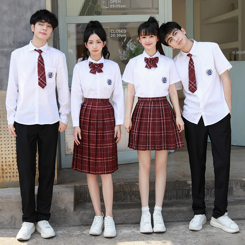 英伦学院风校服套装高初
