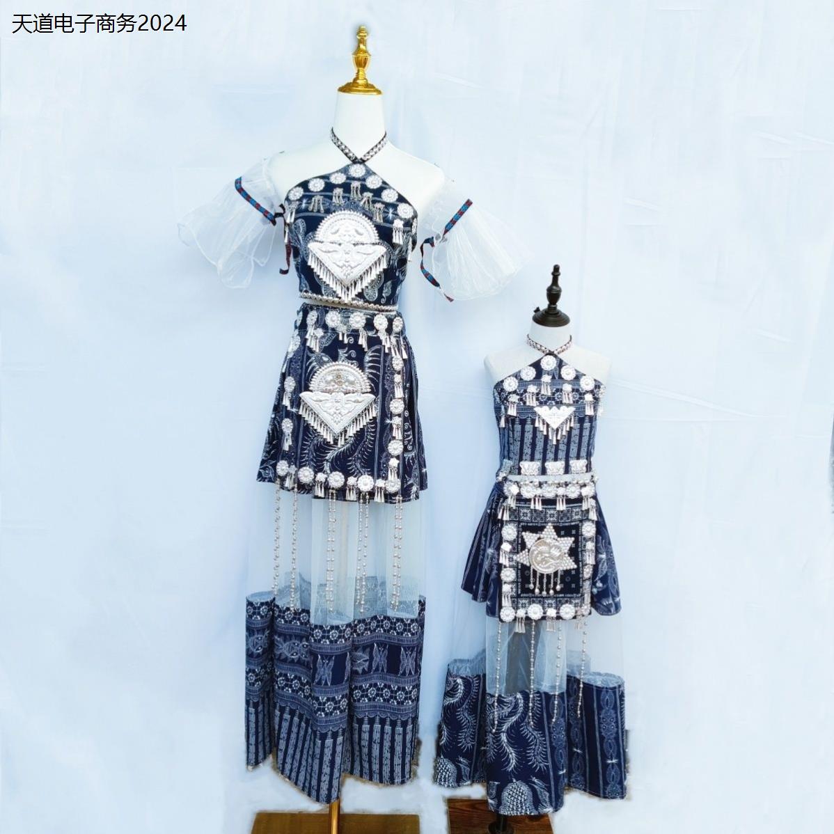 新款2023民族风服装蜡染
