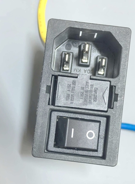 瑞士进口舒特 KM01.1205.11 船型开关三合一电源 IEC尾电源插座