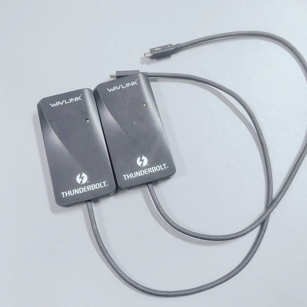 雷电3转双HDMI转换器40G双屏4K高清Thunderbolt3扩展坞typec
