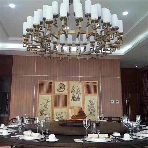 新中式吊灯客厅灯现代中式大吊灯客厅酒店餐厅大厅大堂灯具