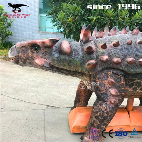 千斤锤甲龙仿真模型恐龙主题乐园美陈模型摆件文旅项目游乐产品