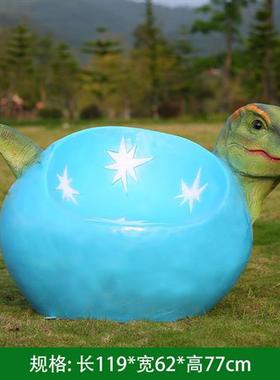 户外仿真恐龙蛋动物座椅雕塑玻璃钢游乐园商场摆件景区公园林装饰