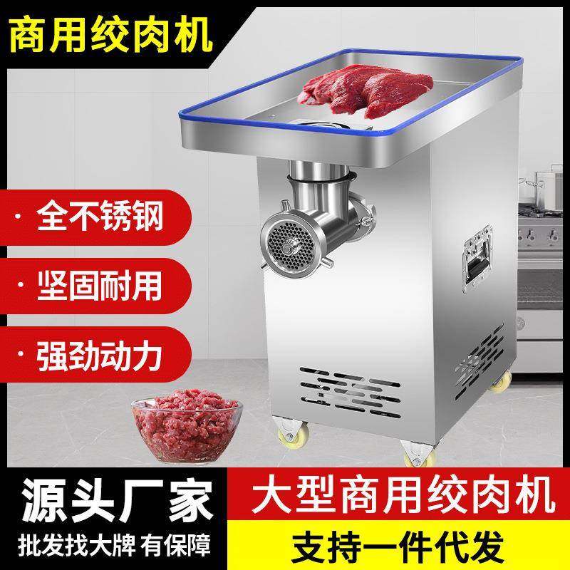 商用绞肉机大功率强力大容量电动饺馅多用立式不锈钢绞肉机香肠机,厨房电器,其他商用厨电,淘宝优惠券,粉丝福利购,淘宝优惠卷