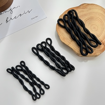 大号老式留芳高弹力橡皮筋女基础黑色发绳发圈扎马尾盘发头绳皮套