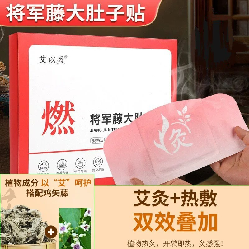 将军藤大肚贴草本蒸汽艾灸贴腰腹贴自发热暖宝宝艾草贴宫暖贴热敷