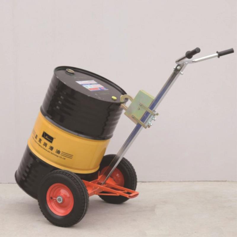 油桶车DE油桶搬运车充气式轮子轮胎手动搬运车简易手推油桶车